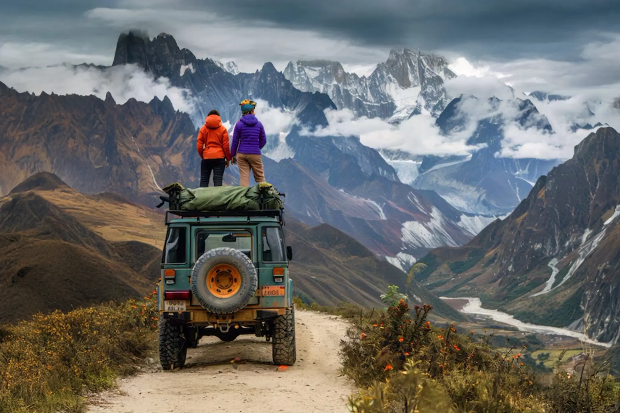 Traveler exploring the world